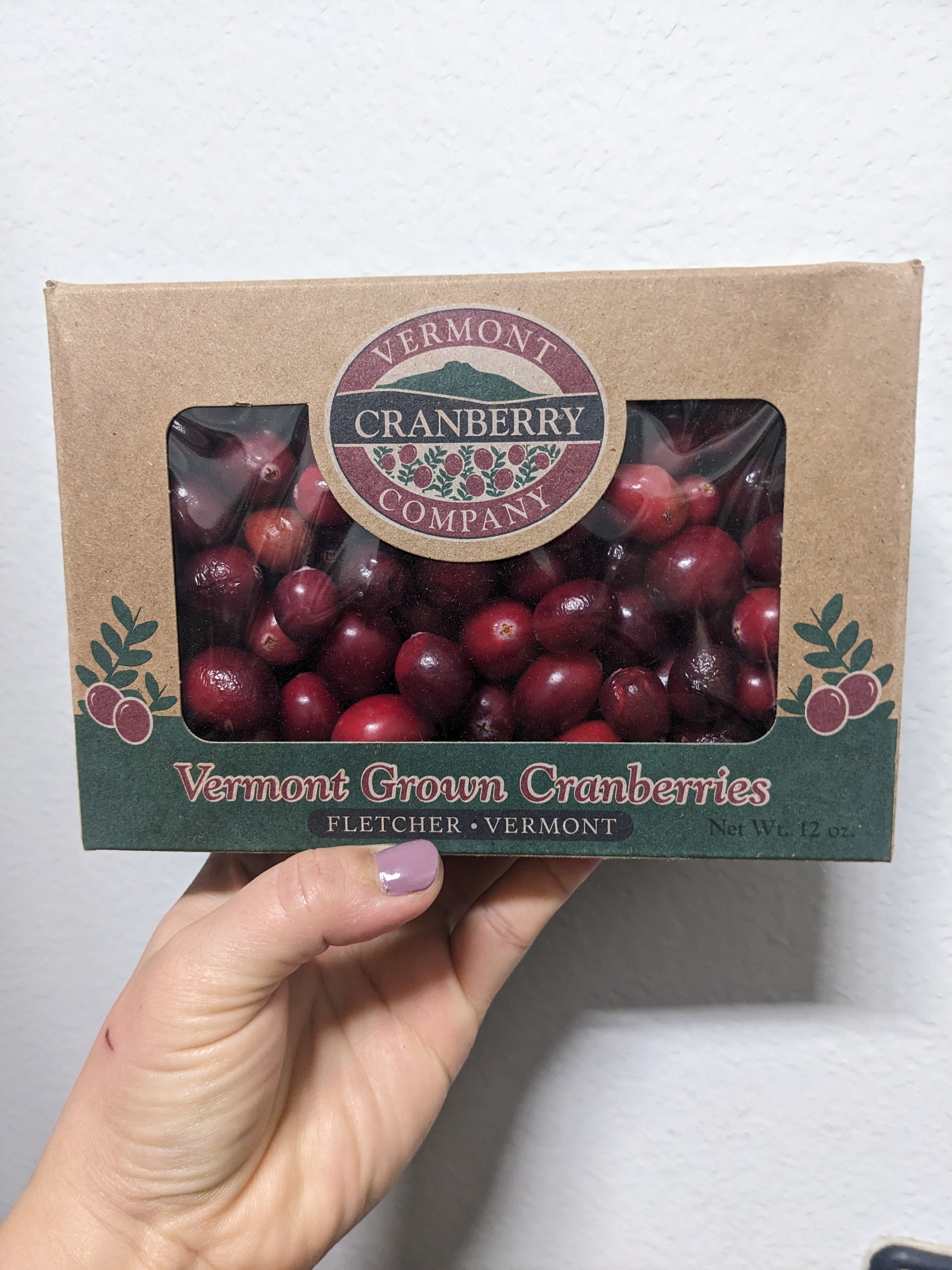 Cranberries (frozen) Vermont Cranberry Co. Maple Wind Farm
