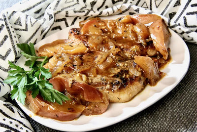 Pork Chops with Apples and Onions