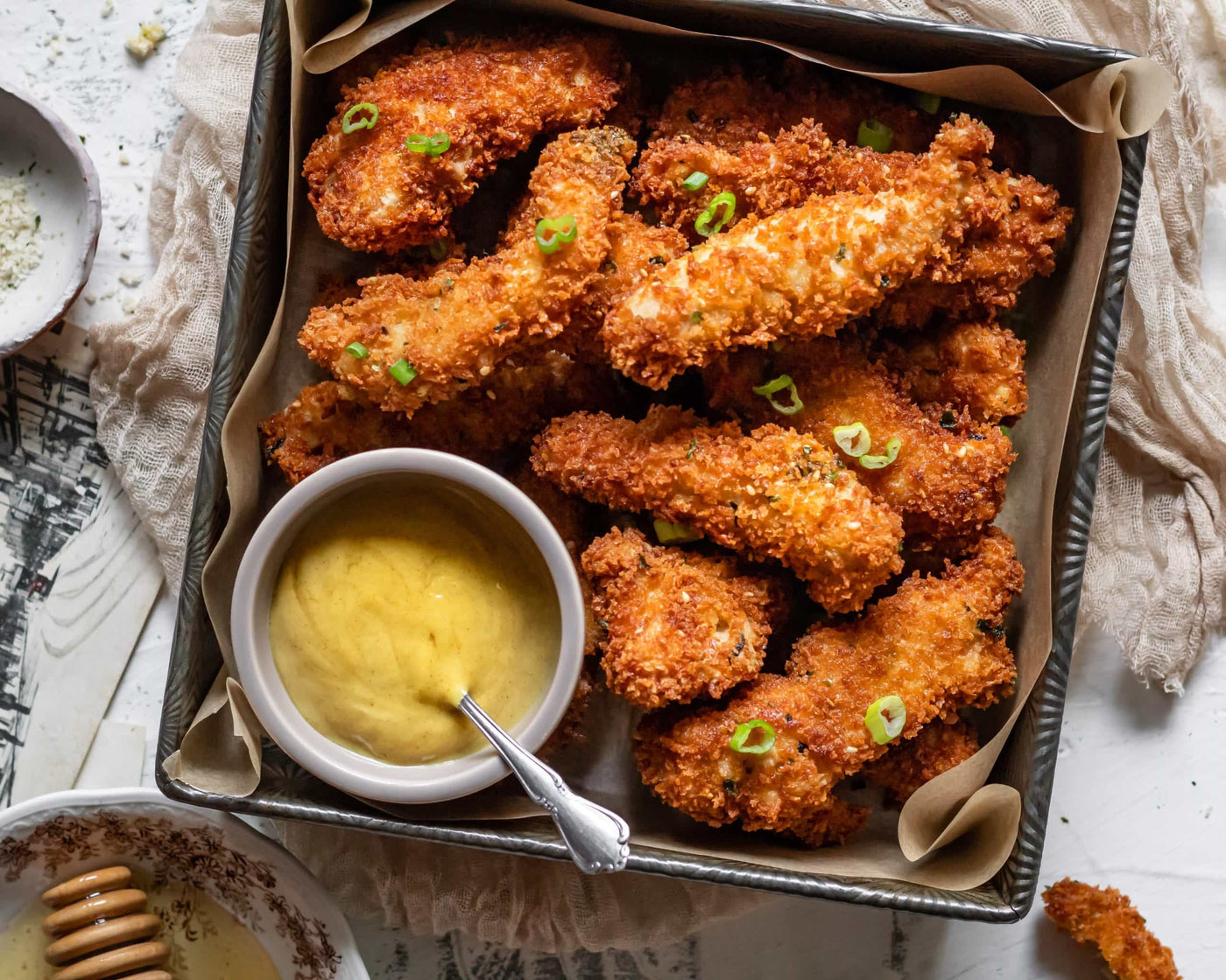 Chicken Tender Edition: Forget the dry hand / wet hand method...do this instead!