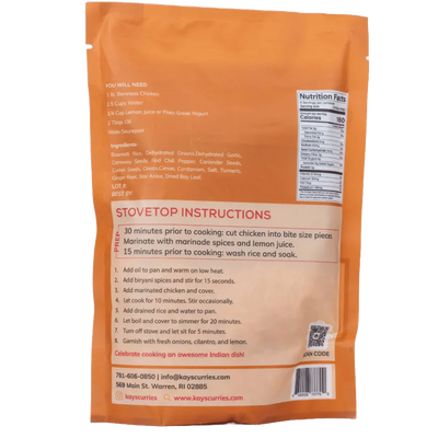 Meal Pouches - Kay's Curries