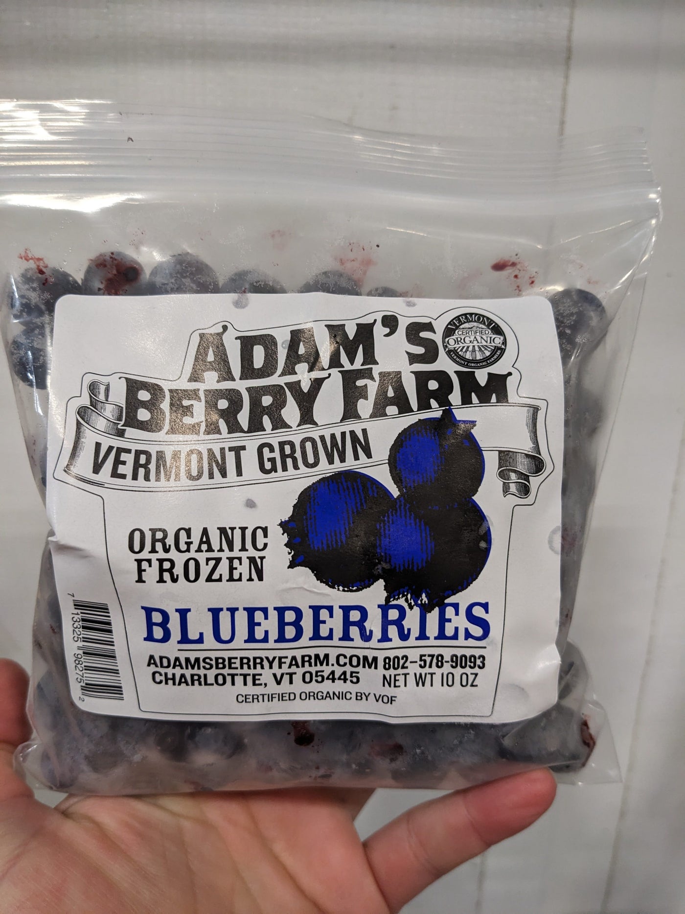 Frozen Blueberries (10oz) - Adam's Berry Farm