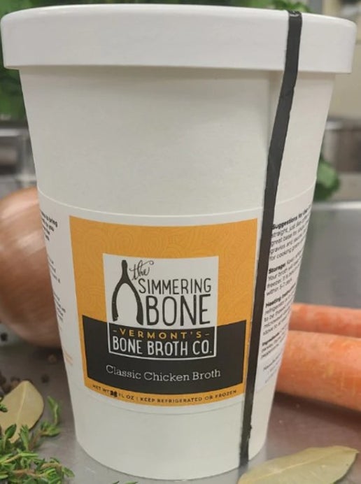 Chicken Bone Broth - Simmering Bone